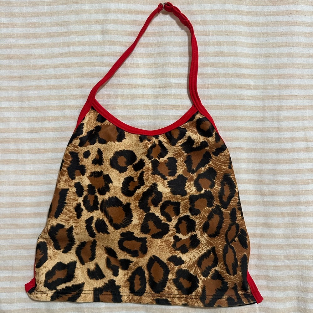 Tiger Friday Mira Crop, Leopard/Wild Cherry 🍒